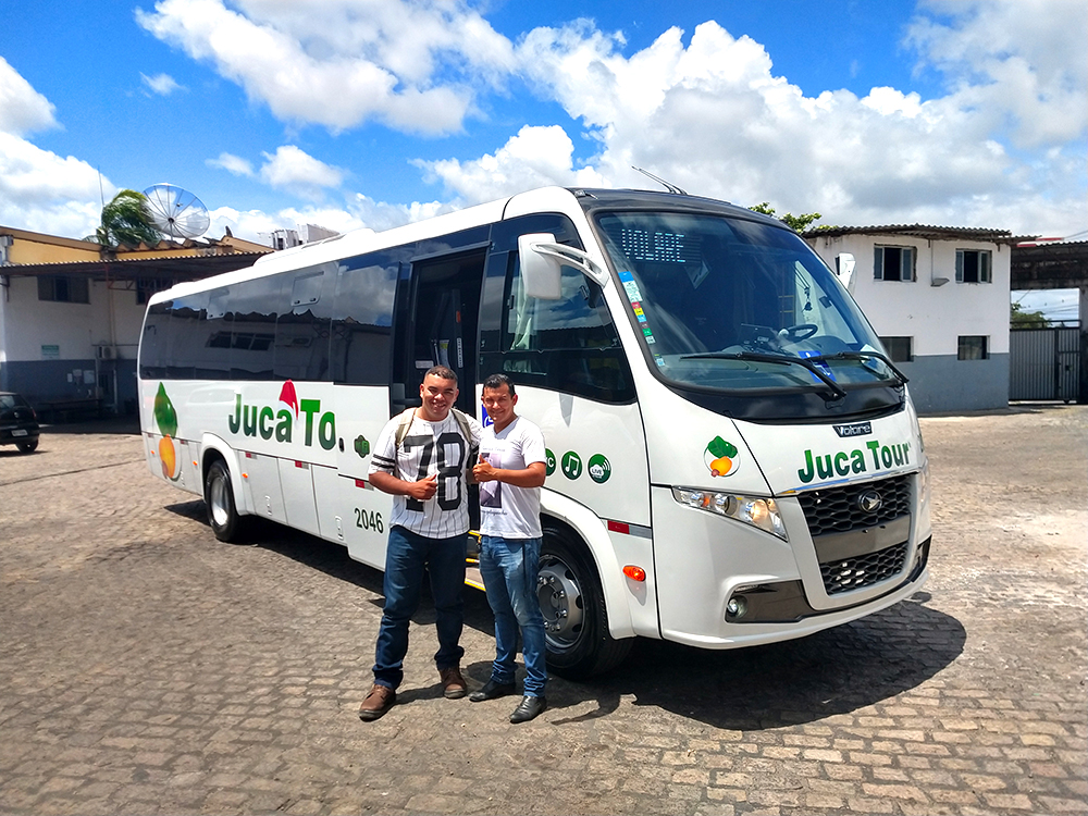 Busólogos conhecem o primeiro Volare Fly 10 da Juca Tour